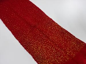 正絹　振袖用　絞り帯揚げ